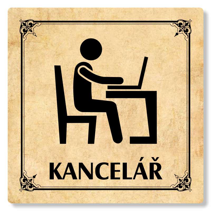Piktogram Kancelář s textem