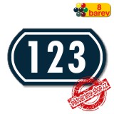 Číslo na dveře, typ 13