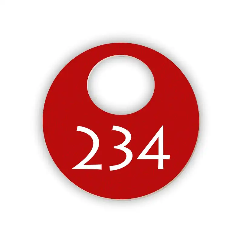Šatní visačka, průměr 55mm