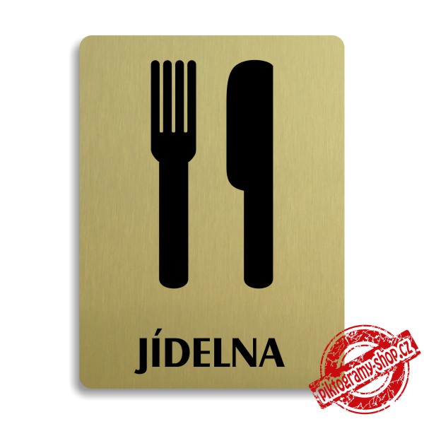 Piktogram Jídelna, 100x133mm
