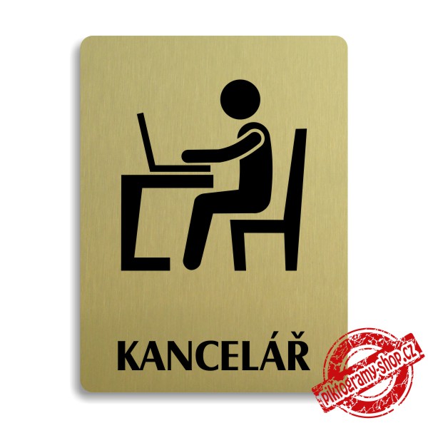 Piktogram Kancelář, 100x133mm