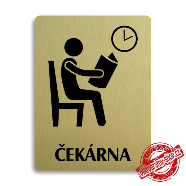 Piktogram Čekárna, 100x133mm