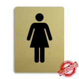 Piktogram WC ženy, 100x133mm 