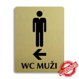Piktogram C muži vlevo, 100x133mm 