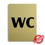 Piktogram WC, 100x133mm 