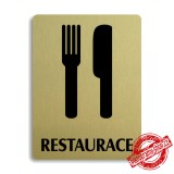Piktogram Restaurace, 100x133mm 