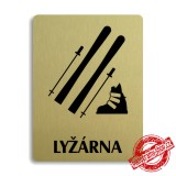 Piktogram Lyžárna, 100x133mm 