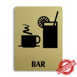 Piktogram Bar, 100x133mm 