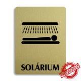 Piktogram Solárium, 100x133mm 