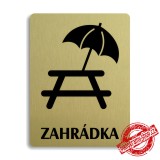 Piktogram Zahrádka, 100x133mm 
