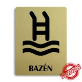 Piktogram Bazén, 100x133mm 