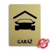 Piktogram Garáž, 100x133mm 