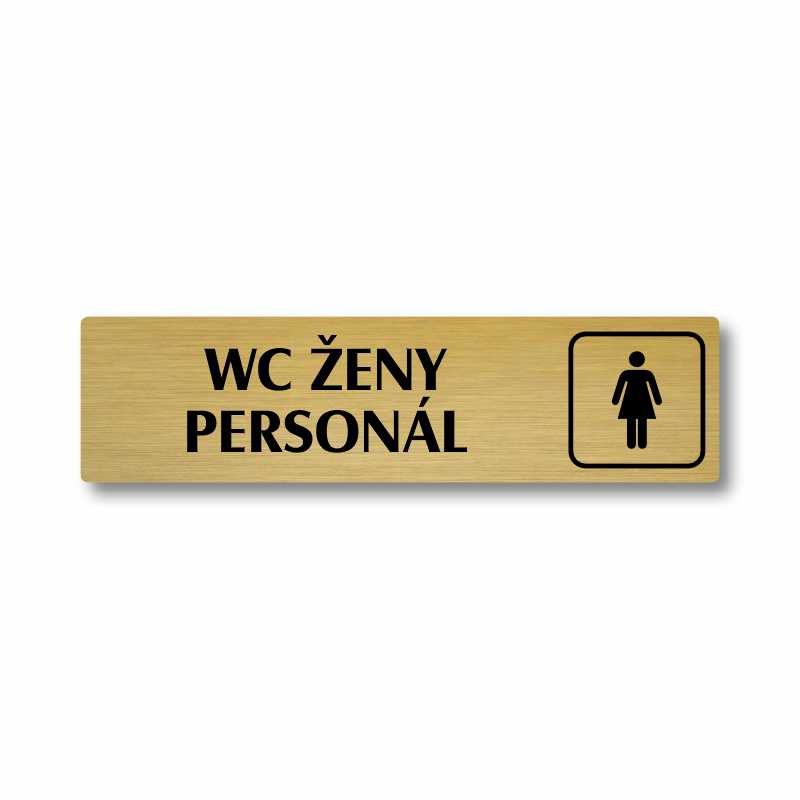 WC ženy personál, Florida, stříbrná