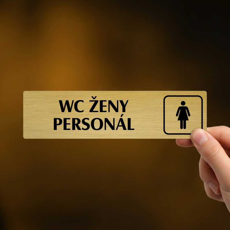 WC ženy personál, Florida, stříbrná