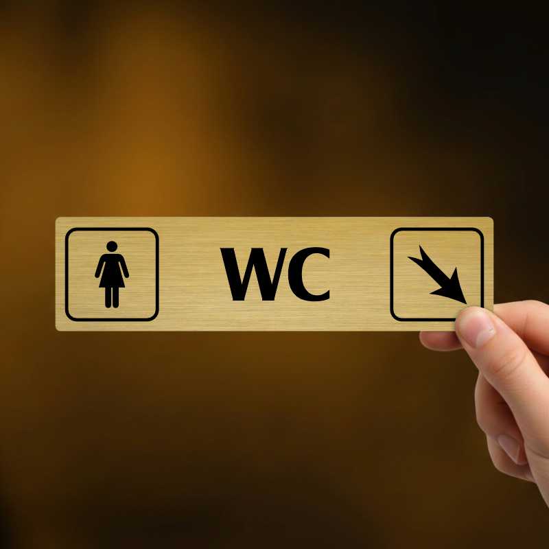 WC ženy vpravo dolů, Florida, stříbrná