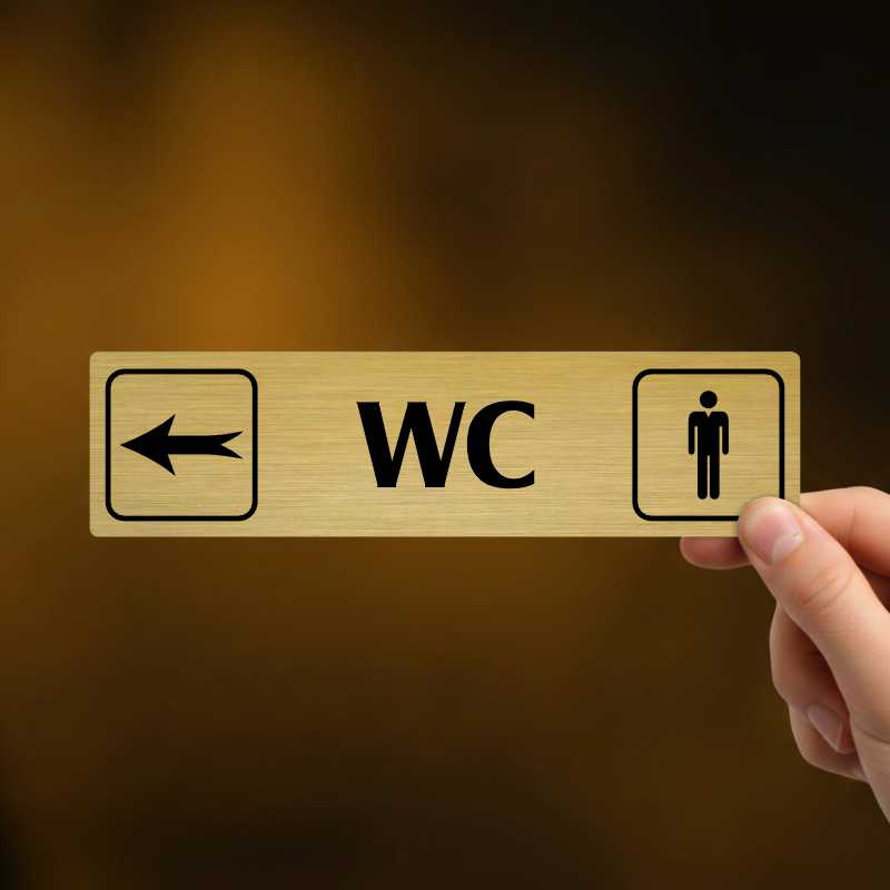 WC muži vlevo, Florida, zlatá
