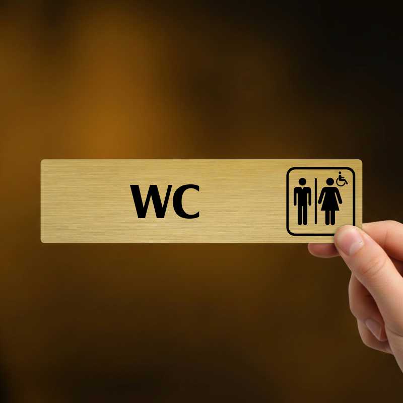 WC oddělené a invalida, Florida, zlatá