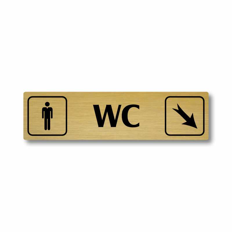 WC muži vpravo dolů, Florida, stříbrná