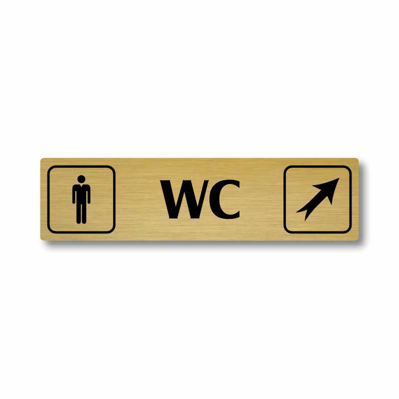 WC muži vpravo nahoru, Florida, stříbrná