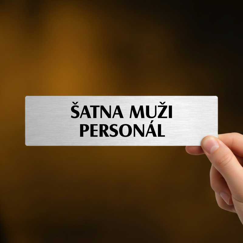 Šatna muži personál, Florida, stříbrná