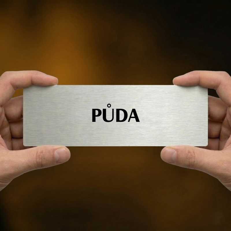 Půda, 240x79mm, zlatá popiska 