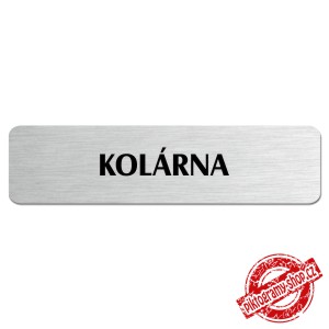 Kolárna, popiska, 180x45mm