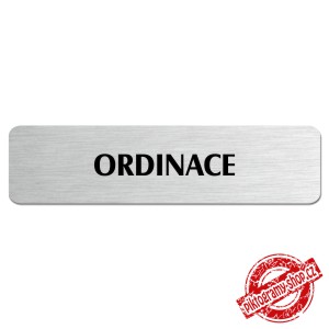Ordinace, popiska, 180x45mm