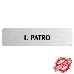 1. patro, popiska, 180x45mm