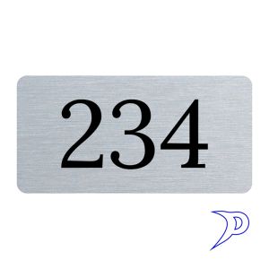 Plechové číslo, bez rámečku