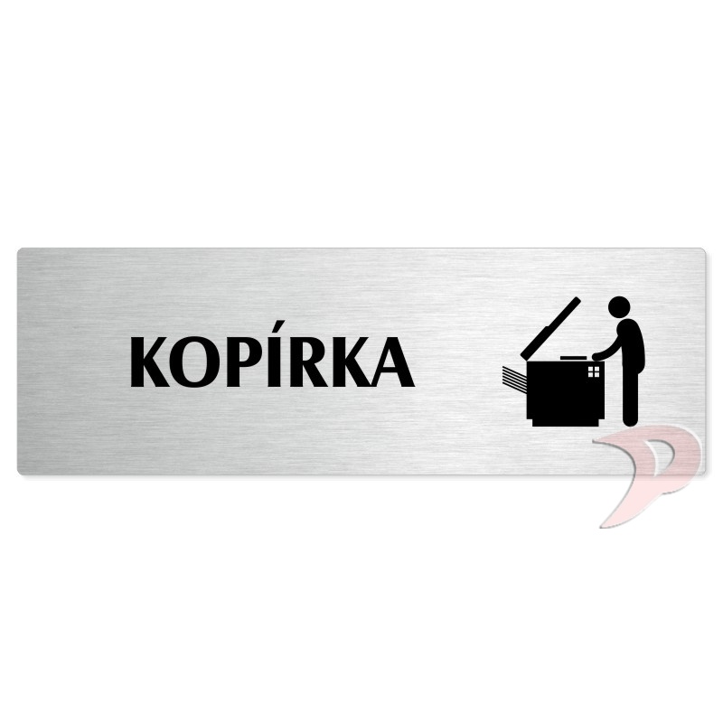 Kopírka, 240x79mm, stříbrná popiska 