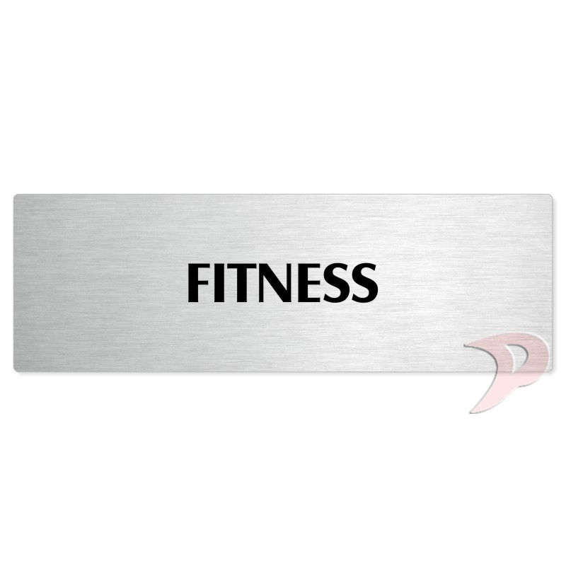 Fitness, 240x79mm, stříbrná popiska 