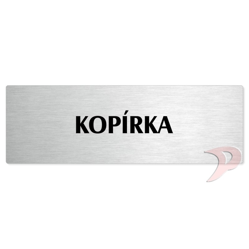 Kopírka, 240x79mm, stříbrná popiska 
