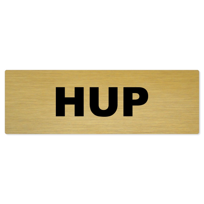 Hup, 240x79mm, zlatá popiska 