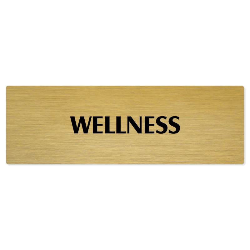 Wellness, 240x79mm, zlatá popiska