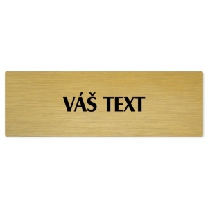 Váš text, 200x66mm, zlatá popiska 