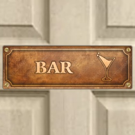 Cedulka “Bar“