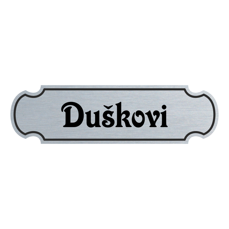 Jmenovka na dveře, typ 3