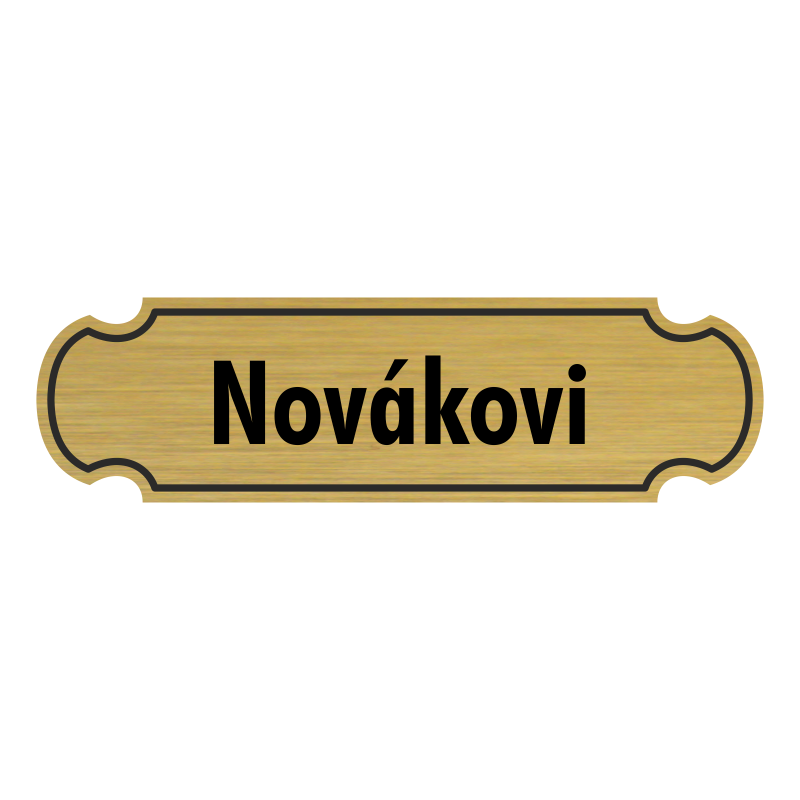 Jmenovka na dveře, typ 3