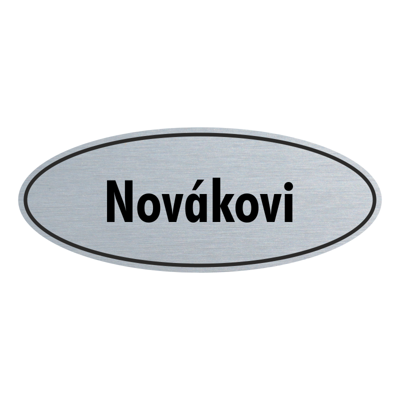 Jmenovka na dveře, typ 9