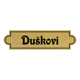 Jmenovka na dveře, typ 6