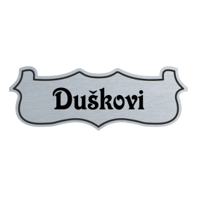 Jmenovka na dveře, typ 2
