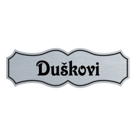 Jmenovka na dveře, typ 4