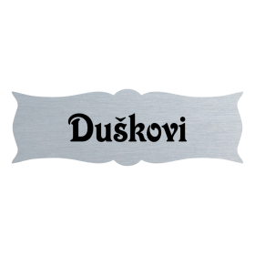 Jmenovka na dveře, typ 7