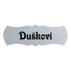 Jmenovka na dveře, typ 8