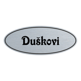 Jmenovka na dveře, typ 9