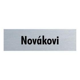 Jmenovka na dveře, typ 1