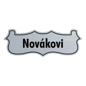 Jmenovka na dveře, typ 2