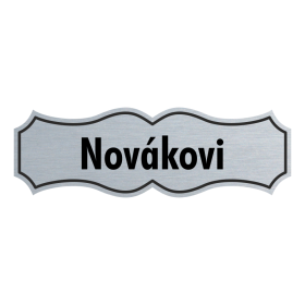 Jmenovka na dveře, typ 4