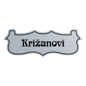 Jmenovka na dveře, typ 2