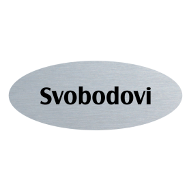 Jmenovka na dveře, typ 10